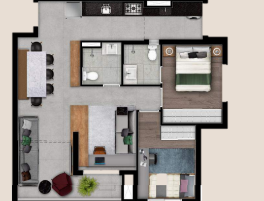 Av. Afonso Mariano Fagundes apartamento localizacao privilegiada transporte publico comercio escolas hospitais seguranca modernidade acabamentos de alta qualidade conforto 4
