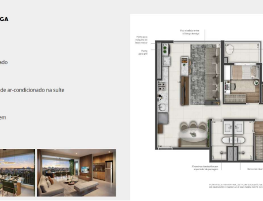 Guilhermina Apartamento Imovel Condominio Localizacao privilegiada Seguranca Area de lazer Varanda gourmet Vaga de garagem Mobiliado Pronto para morar Vista panoramica 4
