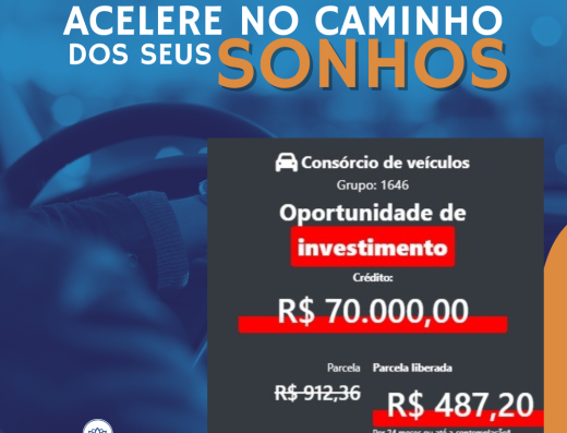 Faca seu dinheiro trabalhar por voce com um consorcio Invista de forma segura e planejada para alcancar seus objetivos sem apertos financeiros. 2