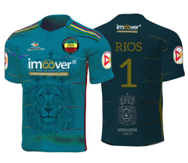 Camisa futebol Gala com fitilho no ombro Celeste personalizada