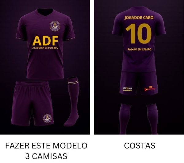 Camisa de Jogador Caro EDIÇÃO ESPECIAL Roxa (somente camisa, foto ilustrativa)