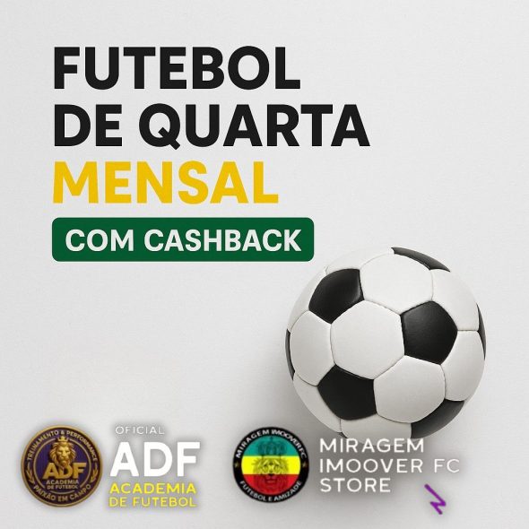 Mensal de quarta com Cashback!
