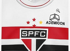 Camiseta São Paulo Versão Branca Jogador