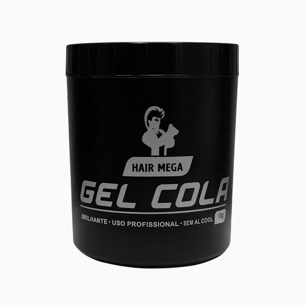 Hair Mega GEL COLA 500g – Fixação Máxima e Brilho