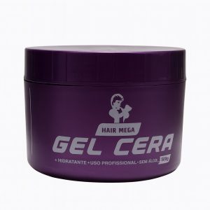 Hair Mega Gel Cera 250g – Fixação e Cuidado Diário