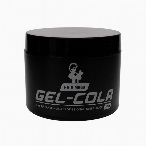 Hair Mega Gel Cola 250g – Fixação e Brilho