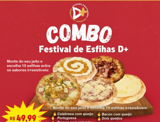 Criar Anúncios, Páginas, Loja virtual. Sistema de agendamento e marketing 22 Pizzaria D+ Av São Miguel – Pizzaria Ponte Rasa Penha Jardim Popular